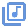 music library logo