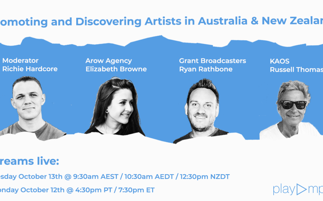 Promoting and Discovering Artists in Australia & New Zealand ~ Register Now