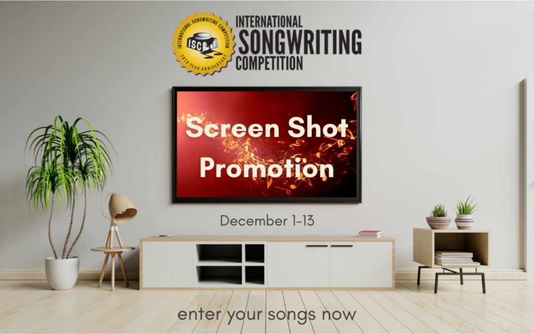 International Songwriting Competition – Screen Shot Promotion
