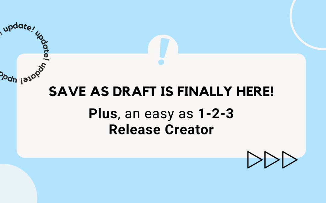 NEW Updates in Caster Full Serve ~ Streamlined Release Creation