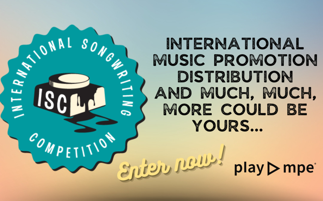 Play MPE is a proud prize partner of the International Songwriting Competition 2023