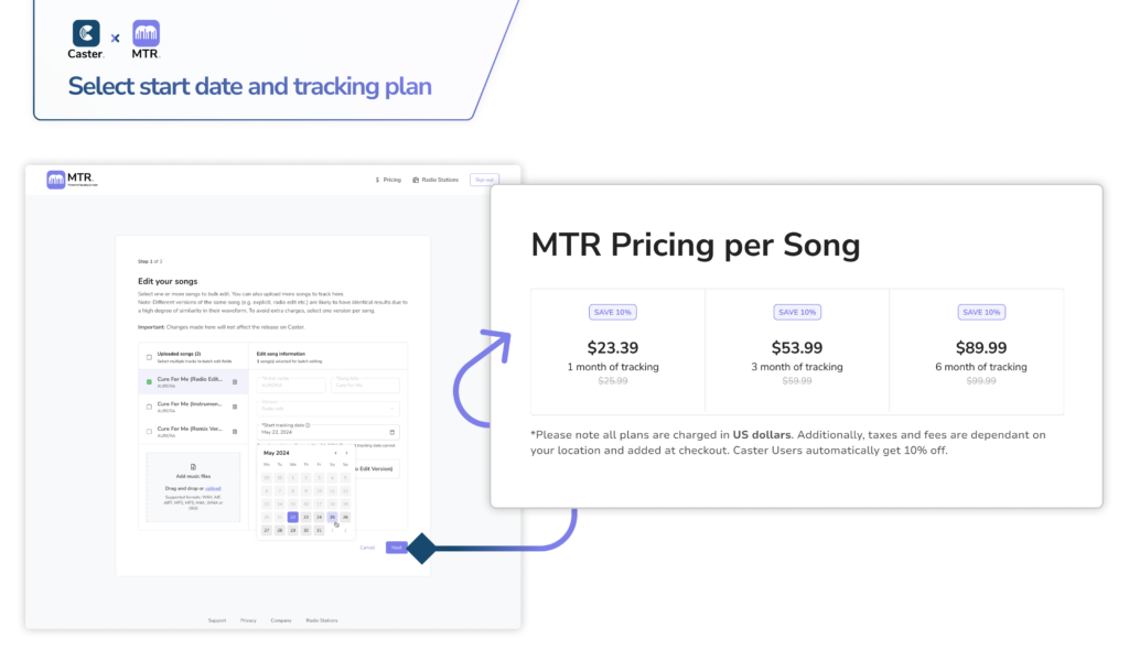 Promote and Track Music with Caster and MTR - Play MPE